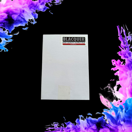 A4 Blacquer Screen Positive Premium Film