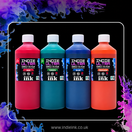 Red, Green, Blue & Orange DTF Spot Colours Ink – Indie Ultra